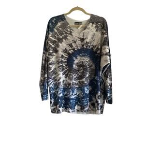 modes crystal cotton blend XL oversized print slip on top